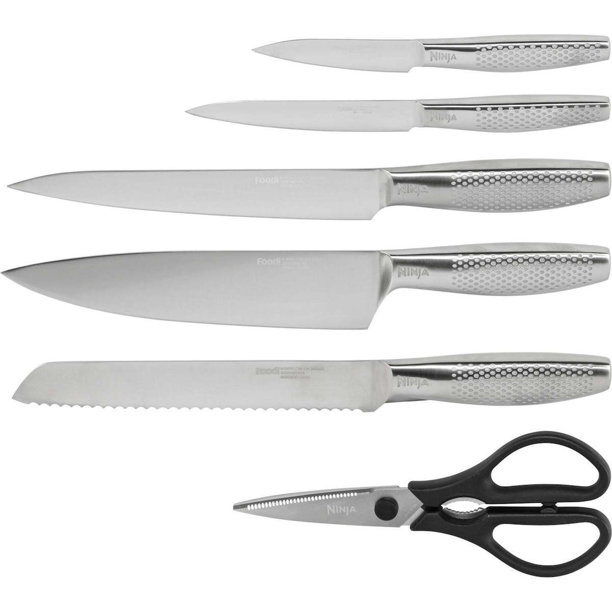 Ninja StaySharp Set Cuțite cu Suport din Oțel Inoxidabil