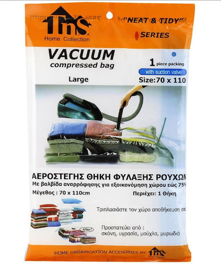 TnS Plastic Storage Bag For Clothes Airtight 70x110cm 1pcs