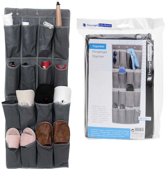 InnovaGoods Fabric Hanging Storage Case for Underwear in Gray Color 45x45x110cm 1pcs