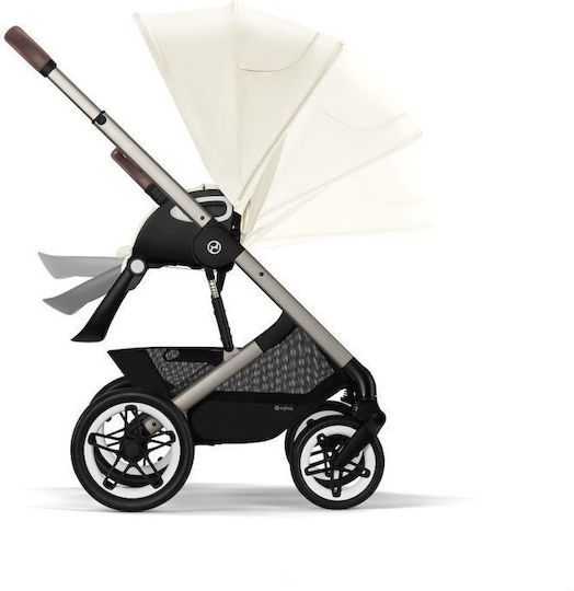 Cybex Talos S Lux Verstellbar Kinderwagen Geeignet für Neugeborene Seashell Beige 14.2kg
