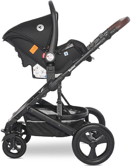Lorelli Boston Adjustable 3 in 1 Baby Stroller Suitable for Newborn Tropical Flowers 14kg