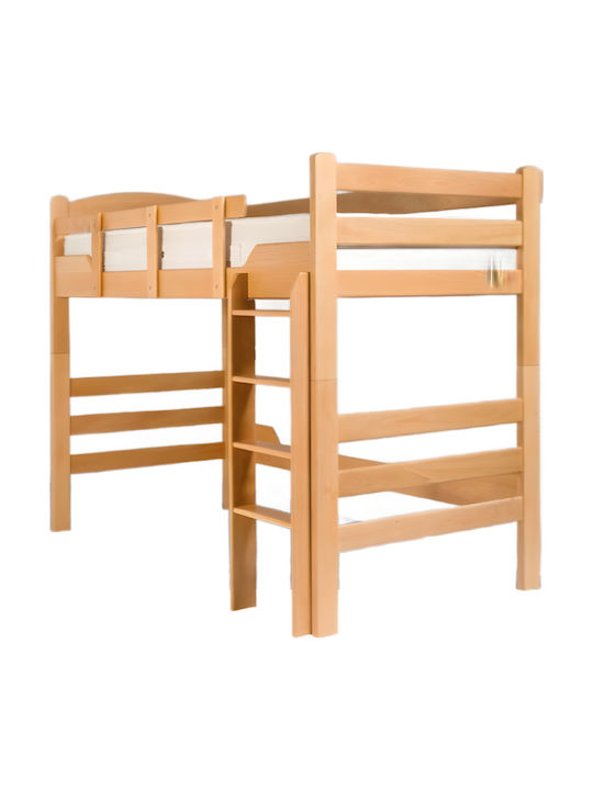 Loft Semi Double Bed for Mattress 200x90cm Loft Semi Double Bed for Mattress 200x90cm