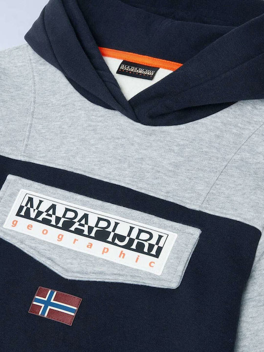 Kids Sweatshirt with Gray Hood Wint