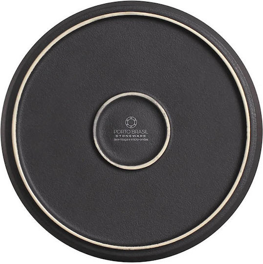 Porto Brasil Farfurie joasă Ceramică Albastru cu Diametru 27cm