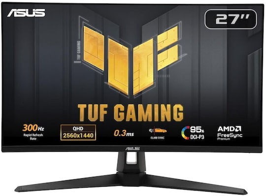 Asus TUF Gaming VG27AQM5A IPS HDR Gaming Monitor 27" QHD 2560x1440 300Hz με Χρόνο Απόκρισης 1ms GTG