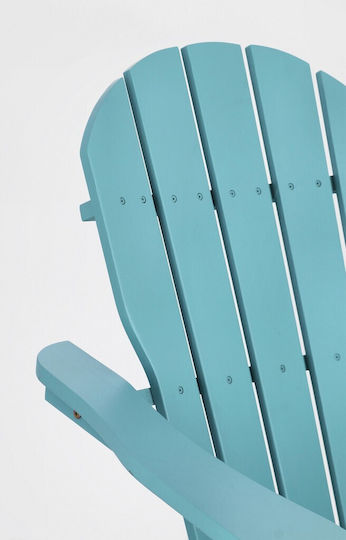Outdoor Armchair Wooden Filadelfia Light Blue 70x80x85cm