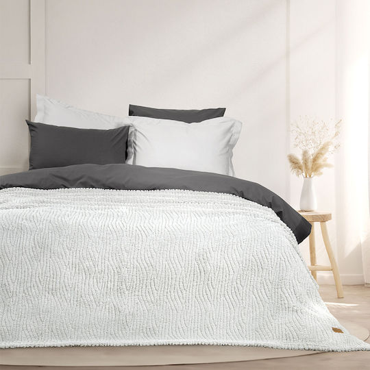 Nima Serenus Κουβέρτα Fleece Καναπέ 130x170εκ. Gray