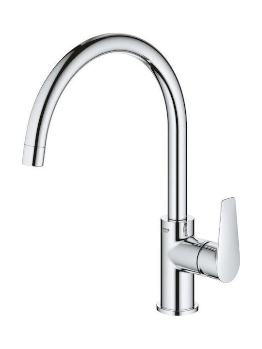 Grohe Μπαταρία Κουζίνας Πάγκου Ασημί Grohe Μπαταρία Κουζίνας Πάγκου Ασημί