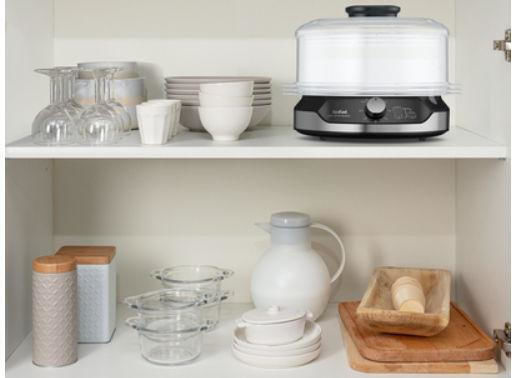Tefal Ultracompact Food Steamer with 3 Steaming Decks 9lt