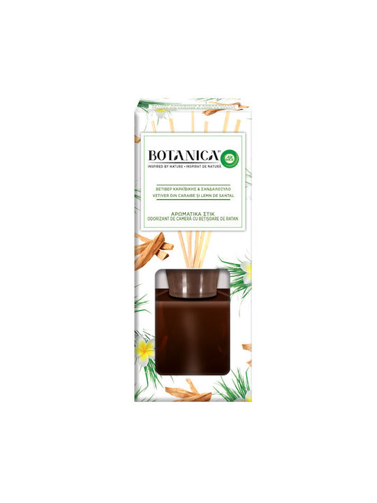 Botanica By Airwick Αρωματικά Στικ Βετιβέρ Καραϊβικής & Σανδαλόξυλο 80ml 3296529