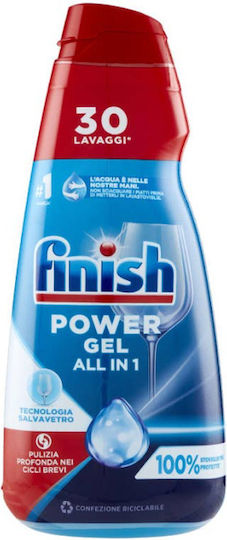 Finish All In 1 Max Power Dishwasher Gel Detergent 600ml