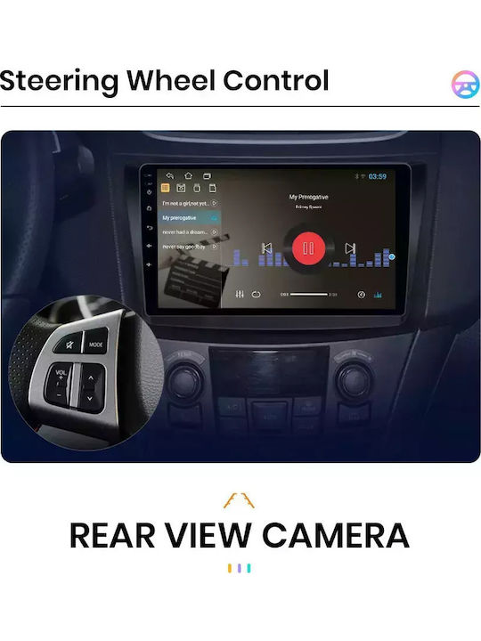 Car Audio System for Hyundai Getz 2002-2011 (Bluetooth/USB/WiFi/GPS/Apple-Carplay/Android-Auto) with Touch Screen 9"