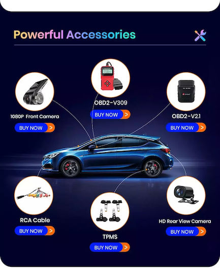 Car Audio System for Hyundai Getz 2002-2011 (Bluetooth/USB/WiFi/GPS/Apple-Carplay/Android-Auto) with Touch Screen 9"