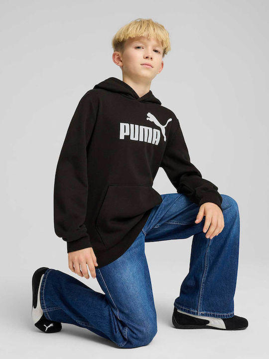 Polar Bluze și Hanorace Pentru Copii Cu Glugă și Buzunare Black Hoodie Fl
