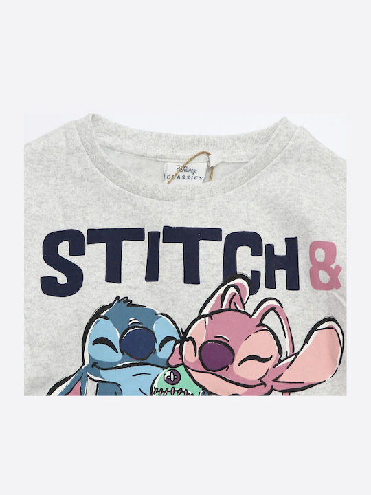 Παιδικό Σετ Φόρμας Γκρι Lilo & Stitch