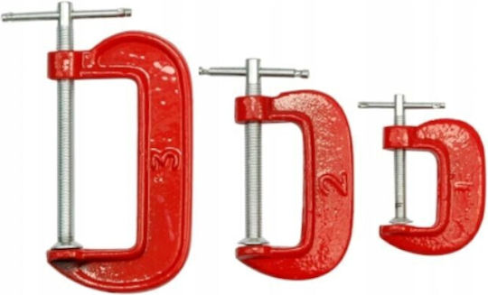 Kraft & Dele KD10176 Σφιγκτήρας Τύπου "C" με Μέγιστο Άνοιγμα 25mm