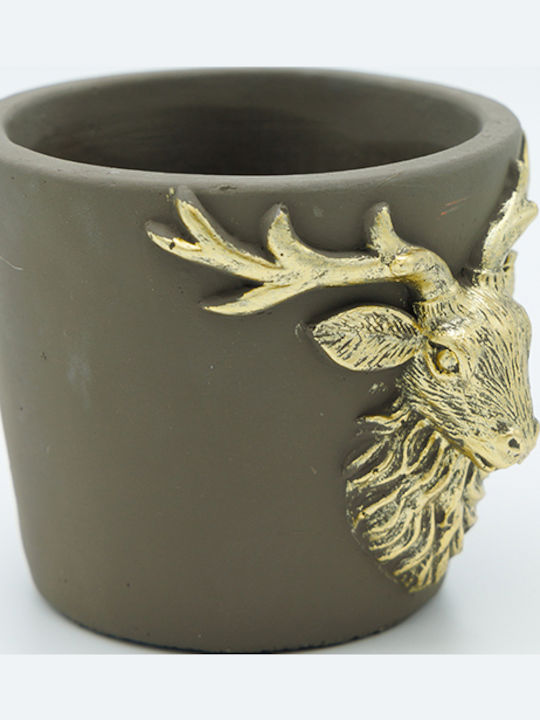 Eurolamp Planter Concrete Multicolour 12.5x11x9.5cm.