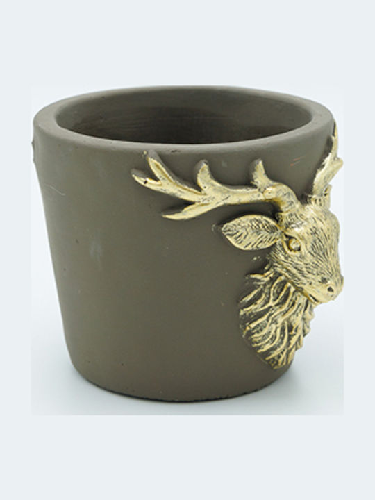 Eurolamp Planter Concrete Multicolour 12.5x11x9.5cm.