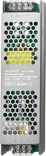 Redled Τροφοδοτικό LED Ισχύος 250W με Τάση Εξόδου 12V