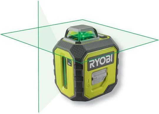 Ryobi RB360GLL Περιστροφικό Αλφάδι Laser Πράσινης Δέσμης 1.5V με Εύρος Εργασίας 25m