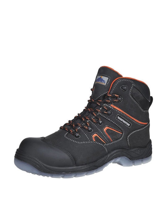 Portwest Cizme Siguranță Waterproof Negre S3 cu Certificare P HRO SRC WR