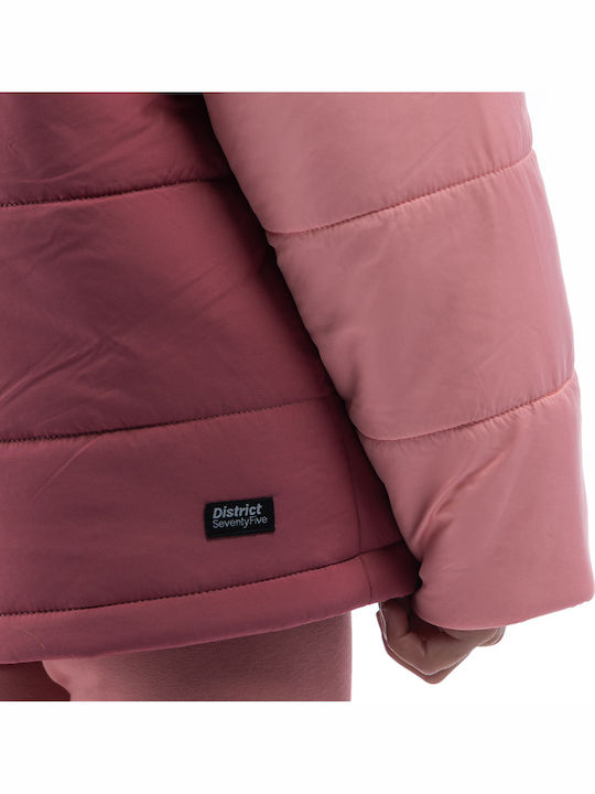 Kids' Casual Jacket with Hood Pink