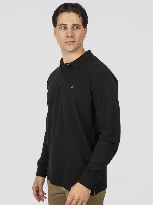 Rebase Polo Μπλούζα Pure Black