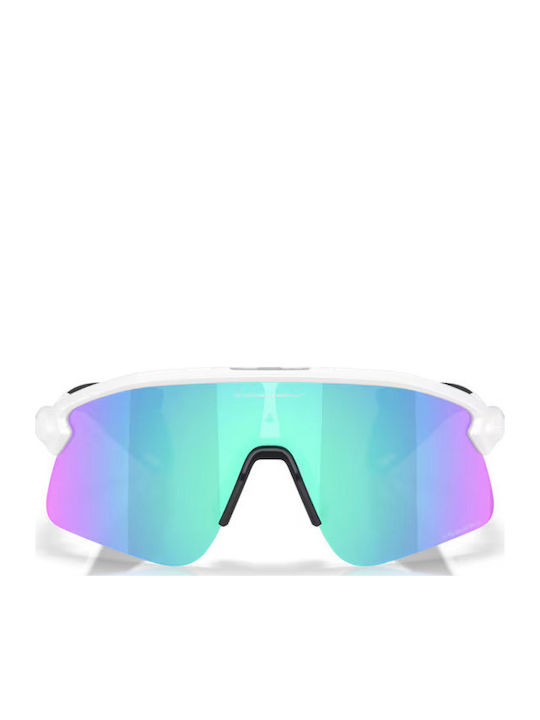 Oakley Stunt Devil S Sunglasses Λευκά with Acetate Frame & Blue Lens