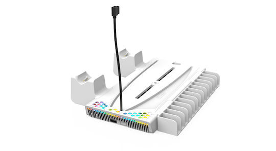 Oniverse Stație de încărcare pentru 2 controllere PS5 cu iluminare LED Alb