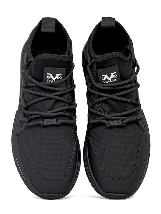 Ανδρικά Sneakers Μαύρο Δέρμα