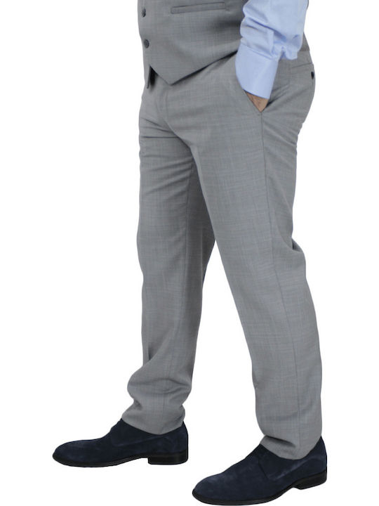 Trousers Suit in Slim Fit Lt Grey