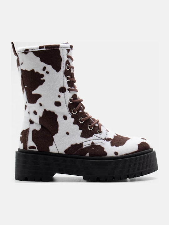Stiefeletten Damen Braun