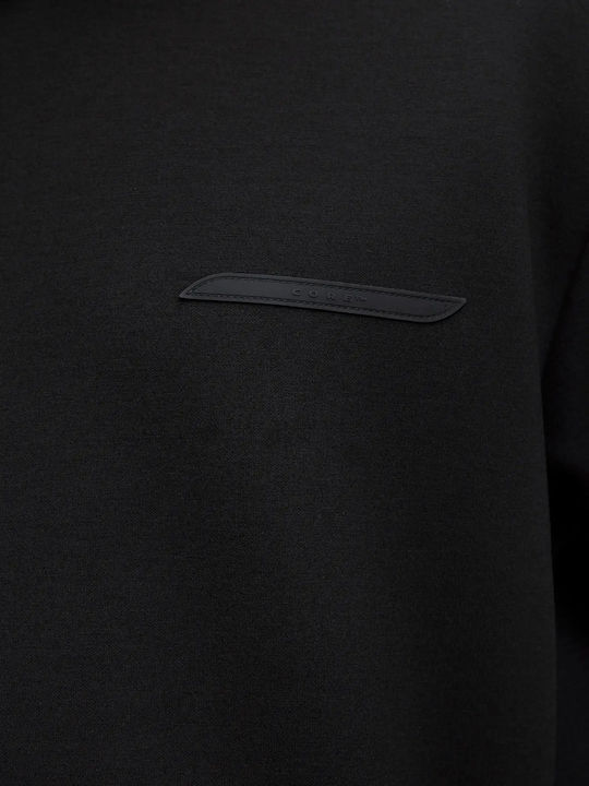Sweat Φούτερ με Κουκούλα Black