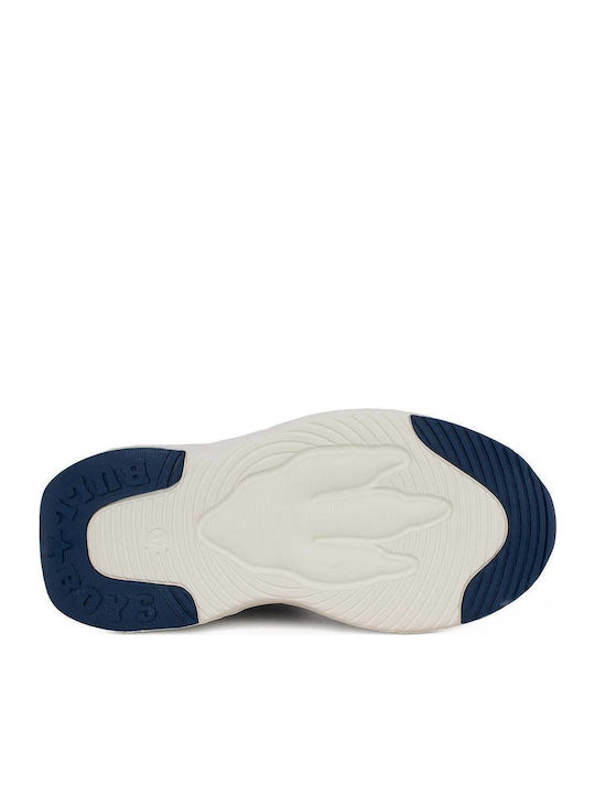 Spinosauro Kids Sneakers High Anatomic with Scratch & Lights Blue