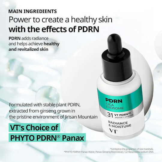 VT Cosmetics PDRN Serum Προσώπου με Πεπτίδια για Σύσφιξη 30ml