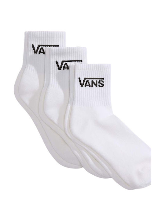Vans Classic Half Crew Ανδρικές Κάλτσες White 3Pack