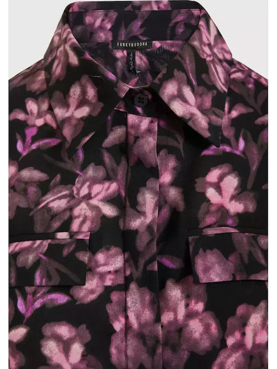 Μακρυμάνικο Γυναικείο Πουκάμισο Rouge Floral