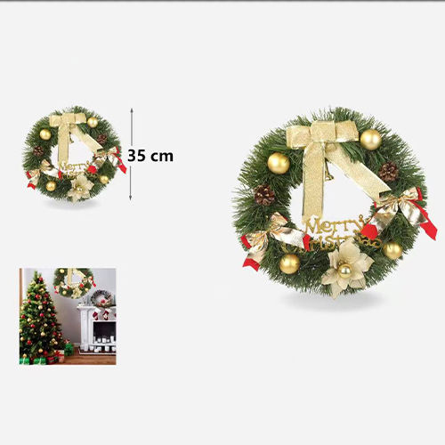 Weihnachtsdekoration Kranz mit Durchmesser 35cm.