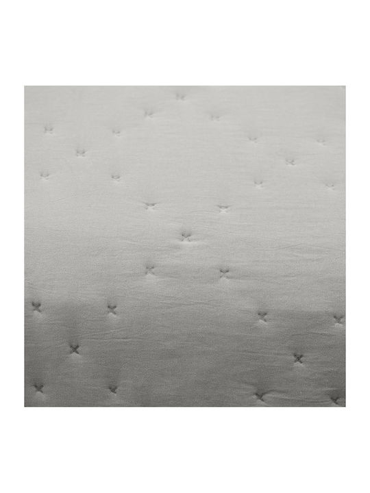 Lino Home Lipe Cuvertură Single Microfibra Gri 160x220cm