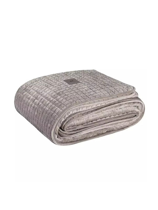 Greenwich Polo Club 4432 Coverlet Queen Size Microfiber Taupe 240x250cm