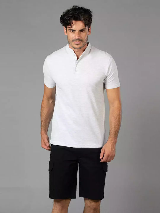 JRC Kuwait Ανδρικό Διαφημιστικό T-shirt Κοντομάνικο White