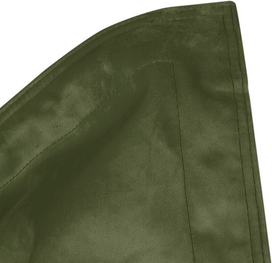 Πουφ Μαξιλάρα Original Slim Velvet Recycled Deep Green 155x120cm