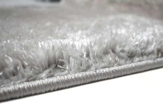 SpitiBazaar Set Modern Covoare pentru dormitor Grey Light SB.00113 3buc