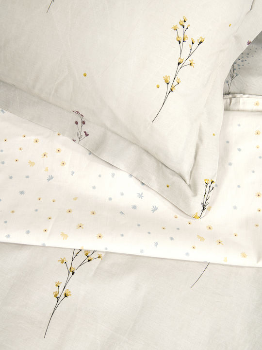 Nima Delicate Pillowcase Set Oxford Beige 52x72cm.