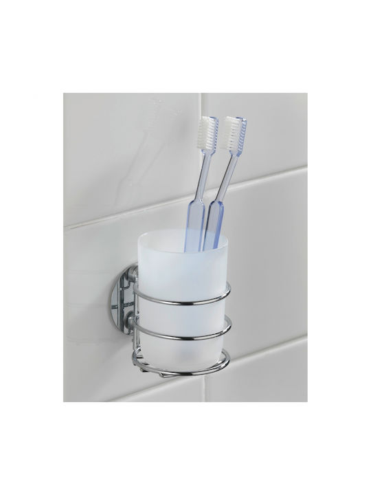 Wenko Turbo-loc Cup Holder Glass Silver