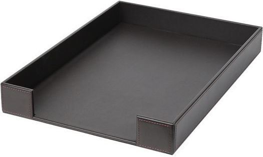 Vnc Premium Leather A4 In Tray Brown