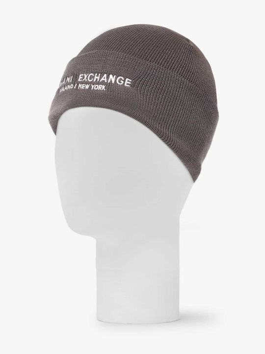 Beanie Männer Beanie Gestrickt in Gray Farbe