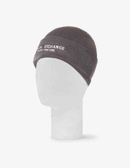 Beanie Ανδρικός Σκούφος Πλεκτός σε Γκρι χρώμα