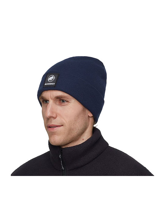 Beanie Unisex Beanie Gestrickt in Marineblau Farbe
