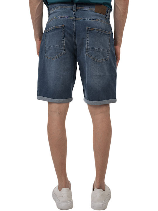 Мъжка Бермуда Чино Md Blue Denim